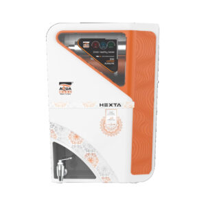 HEXTA WHITE ORANGE RO+UF+UV+TDS+ALKALINE COPPER Water Purifier