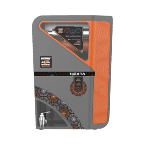 HEXTA GREY ORANGE RO+UF+UV+TDS+ALKALINE COPPER Water Purifier