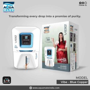 Aqua Make Vibe - Blue Copper RO Water Purifier