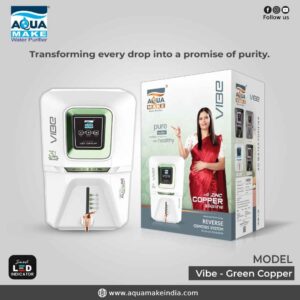 Aqua Make Vibe - Green Copper RO Water Purifier